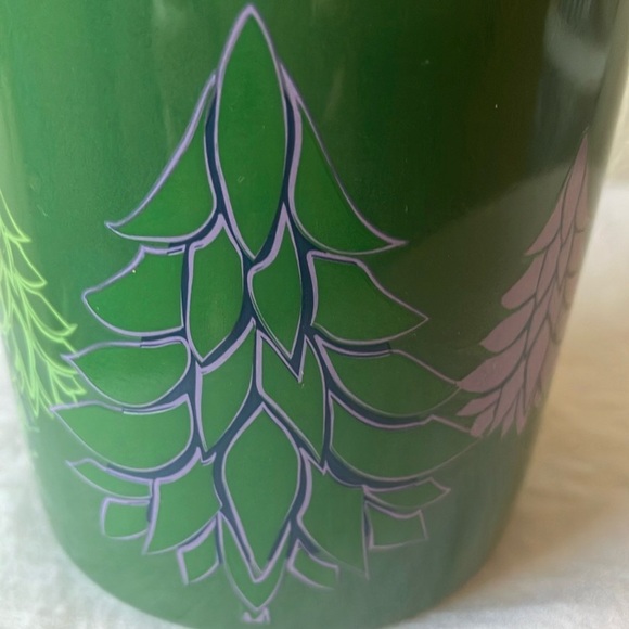 Starbucks: 2020 Green Ceramic Mug- Purple Tree Design- 16oz - Picture 5 of 16